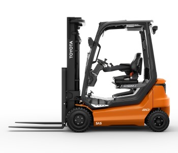 Toyota Traigo48_i electric forklift  from the side