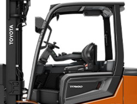 W pełni niezależnie zawieszona kabina kierowcy